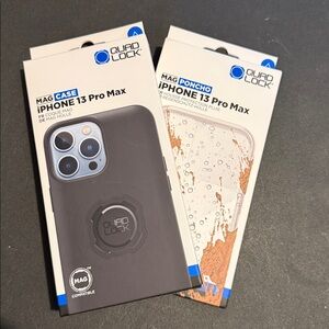 Quad Lock Mag Case AND Mag Poncho IPhone 13 Pro Max case NWT